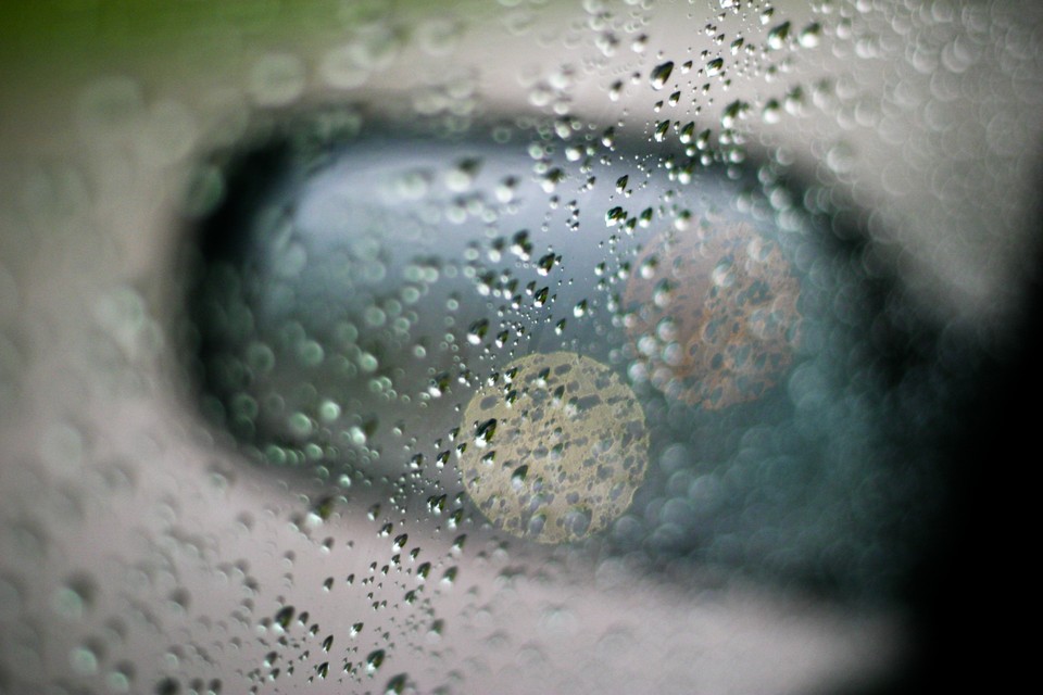 Rainy Day Car Scene