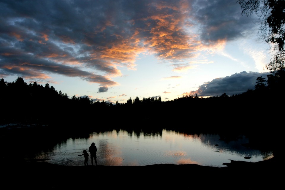 Sunset over Telegraph Harbour