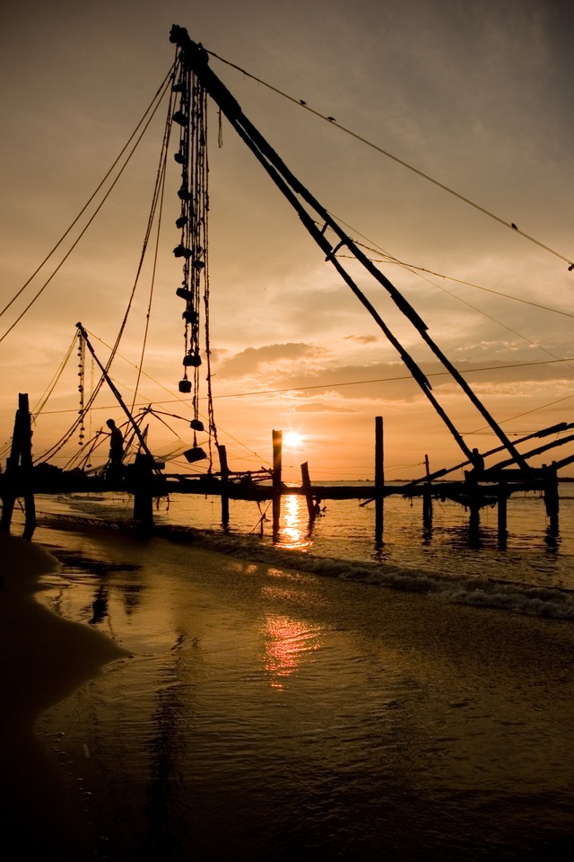 Sunset over Port Kochin