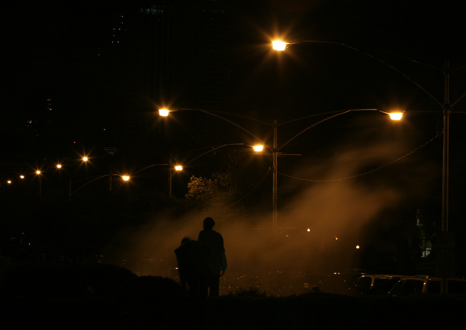 Misted Parking Lot