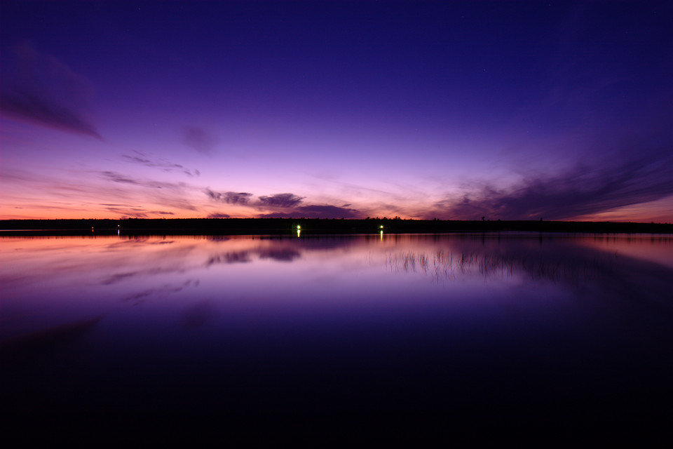 Dusk Upon Rice Lake