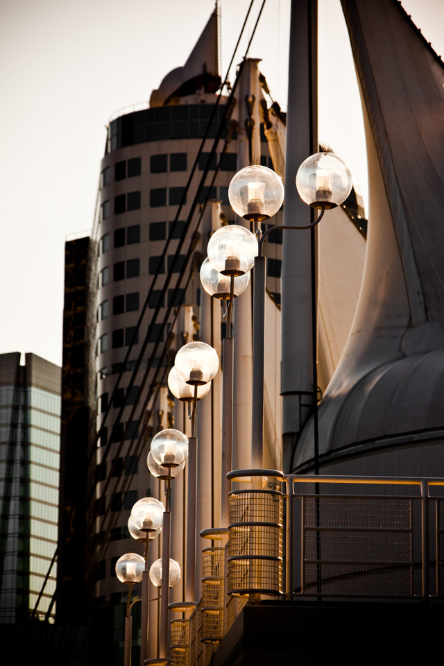 Row of Globes