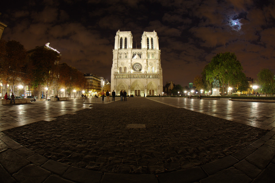 Notre Dame at Night