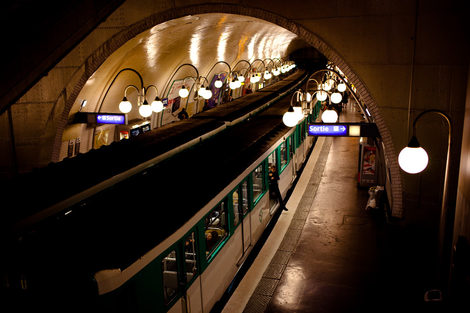 At the Metro Station