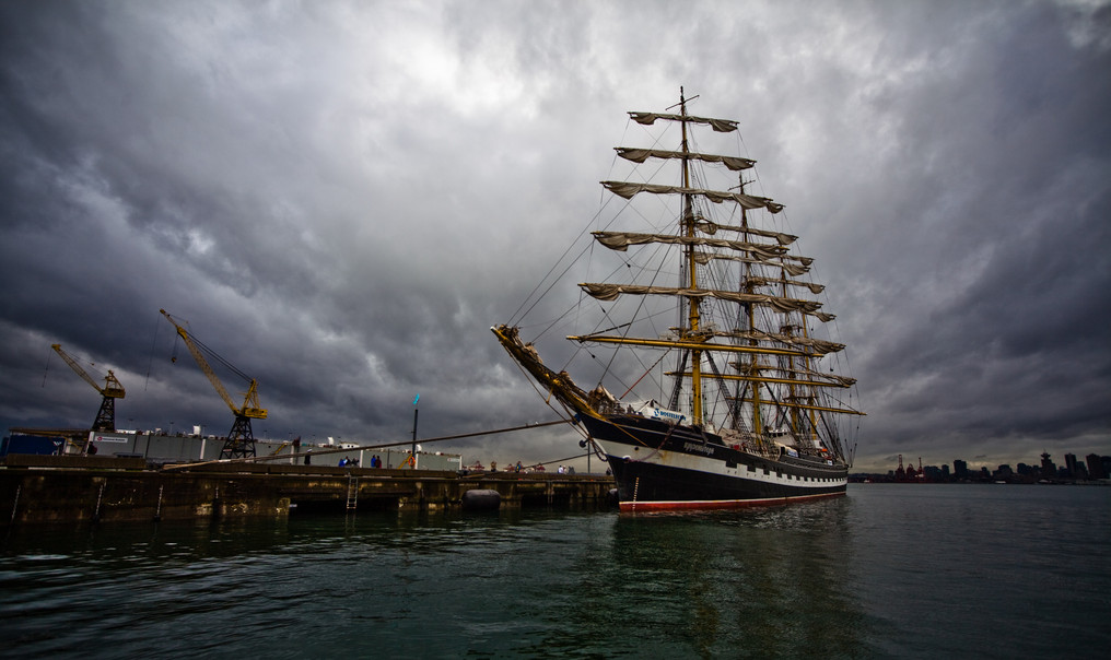 The Kruzenshtern Docked